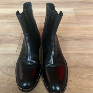 Barney’s leather ankle boots